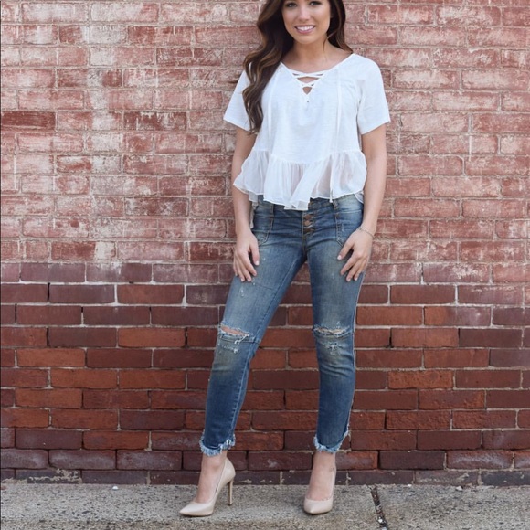 Medium washed ripped jeans - Picture 2 of 5